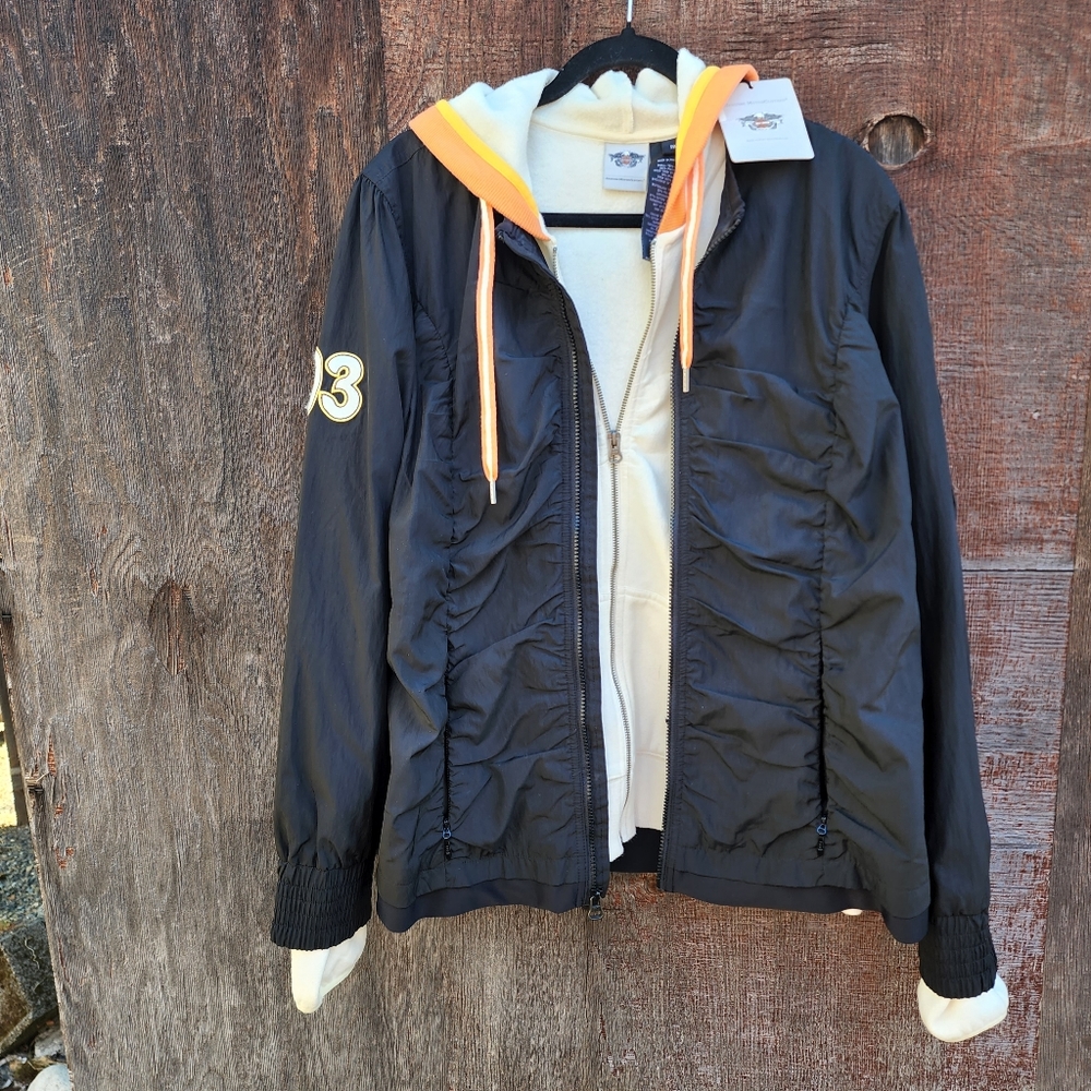 Harley-Davidson Epic 3-in-1 Jacket with removable Hoodie Women's Size 1W NWT